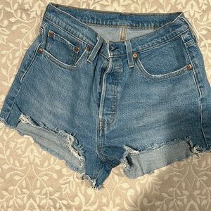 Levi’s 501 button fly shorts